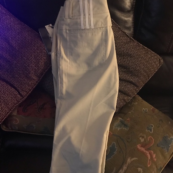 Ecru capris Adidas brand new with tags - Picture 2 of 2